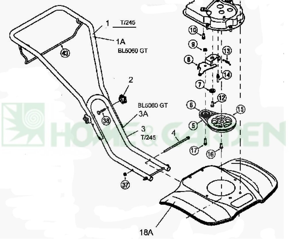 Крыло культиватора bolens bl5060gt поз 18a mtd 78604256709 786-04256709 986-04256709 98604256709 кожух фрез от компании ООО ГенХольм - фото 1