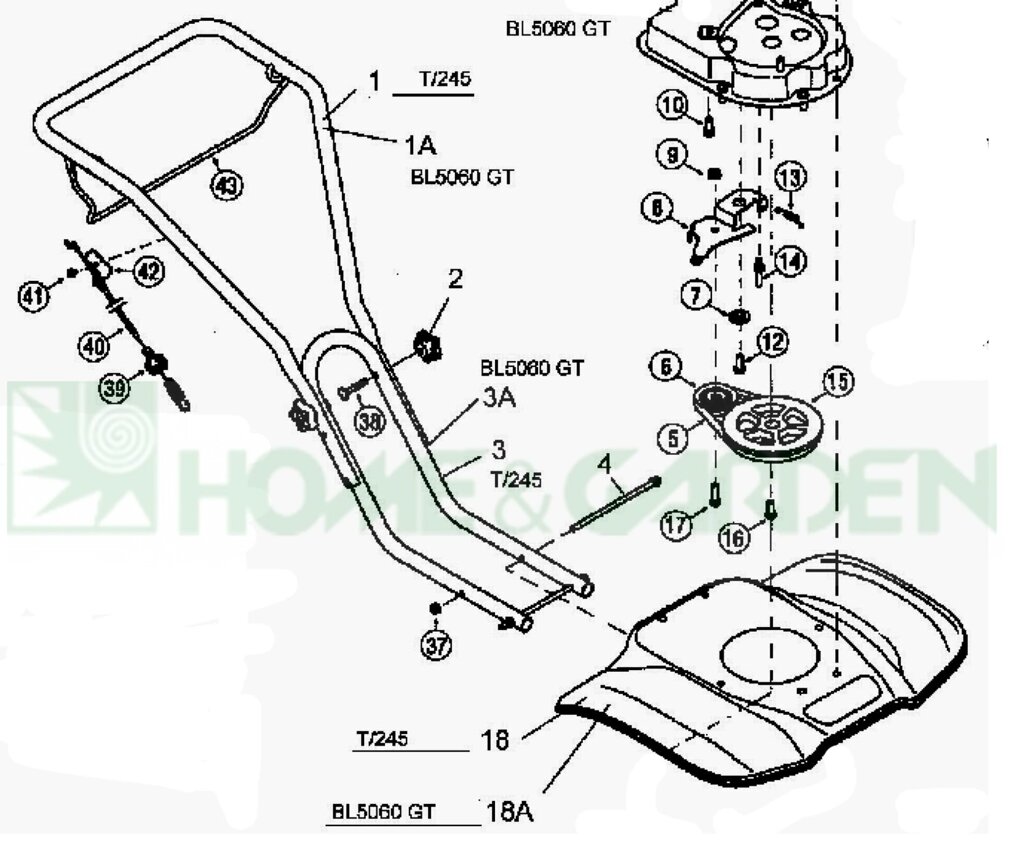 Крыло культиватора mtd t245 поз 18 mtd 78604256638 786-04256638 986-04256638 98604256638 кожух фрез культиватора от компании ООО ГенХольм - фото 1