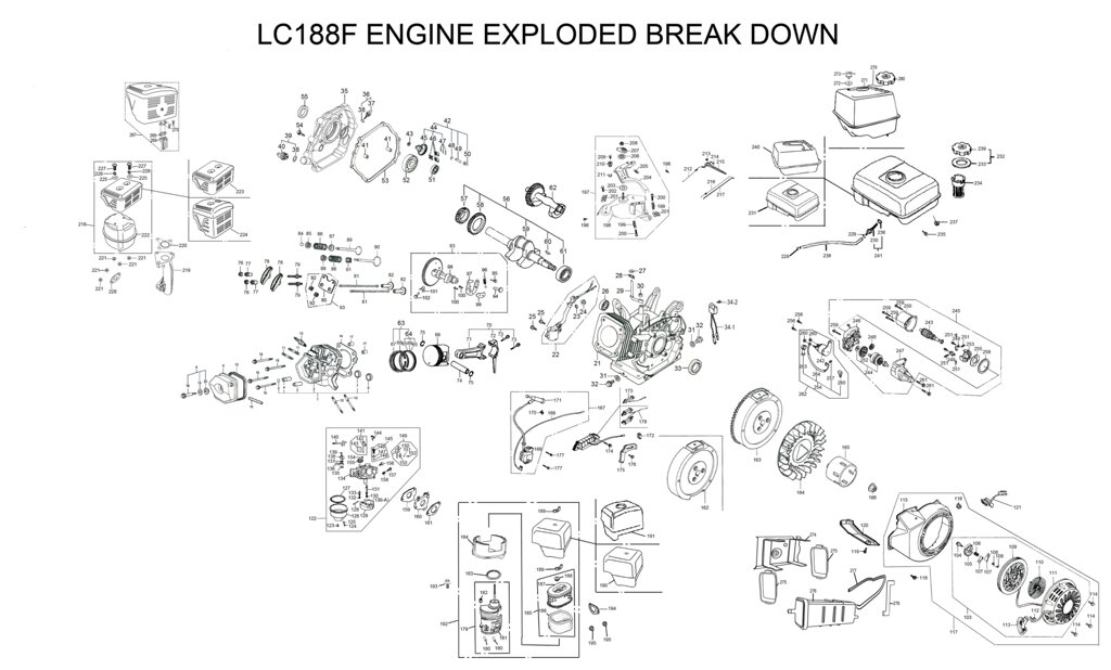 Lc188f216 пружина дросельной заслонкиloncin g340f 11лс loncin lc188f216  lc188f-216 поз 216 для снегоуборщика мотоблока от компании ООО ГенХольм - фото 1