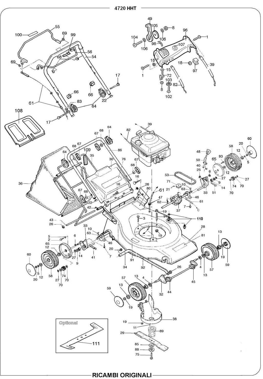 Нож megapro нож marina нож mtd mscp047013 cpo47013 mscpo47013 нож для газонокосилки megapro 4720hht marina mx46s mtd от компании ООО ГенХольм - фото 1