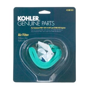Фильтр kohler 1288310s1 1288310s1 воздушный фильтр johndeere (с префильтром rt19-8712 1208312s) оригинал