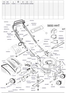 Втулка колеса газонокосилки megapro 5650 5653 lamborghini 5650 mega 070106600 Италия