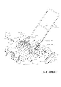 Кронштейн ролика снегоуборщика mtd 140 31a2r0678 mtd140м 31a2m0678 yardmachines 140ym 31a240800 mtd 79000238a 790-00238