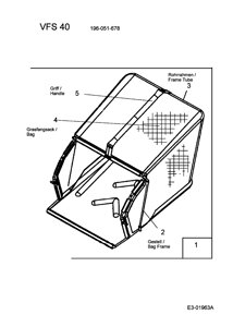 Травосборник для вертикутера mtd vfs40 mtd 196051678 196-051-678