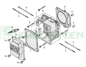 Направляющая клапана zongshen zs1p64fc поз 11255Q0070000 11255-Q007-0000 sumec 1p64fc культиватора Лидер