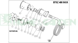 Сальник насоса elpumps btsz400 inox bt6877k выпуска до 2013г поз 2 bt131