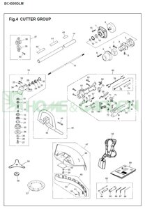 Шестерня редуктора триммера zenoah komatsu bc4500dlm dwm поз28 zenoah komatsu 354013311 3540-13311