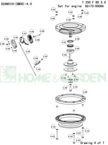 Гайка для культиватора sungarden t250f bs5.0 02an0101 п 4.001 t35e 04bc0101 t360ohv7.0 02al0201 t395ohv7.0 02av0101