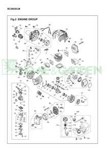 Фильтр топливный триммера zenoah komatsu bc2602dlm п119-120 bc3500 bc4500 bc2604 bcz4500 bcz5000 bk2650dl zenoah