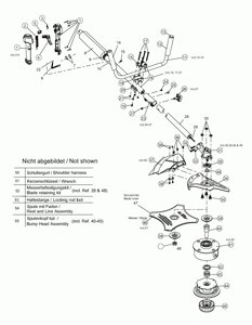 Рукоятка триммера mtd 790 780 990 mtd 75305177 753-05177 953-05177 95305177 поз 11-14