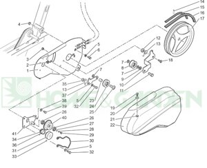 Шкив культиватора mega 27b 27h поз 17 ведомый fp406080