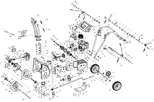 Трос шнека снегоуборщика sungarden stg65sle sungarden sg7stg65sle0129 sg7-stg65sle-0129 поз 129