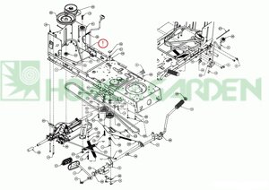 Ремень mtd 75404208 cubcadet 95404208 954-04208 754-04208 ремень трактора садового вариатора скорости усиленный