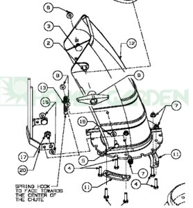 Болт газонокосилки yardman ym5350s ym6170de снегоуборщика mtd 140 e640f трактора mtd поз 4 с разбора mtd