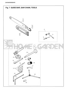 Направляющая для бензопилы zenoah komatsu g410avs g455avs поз25 g500 поз25 zenoah komatsu 335096620 3350-96620