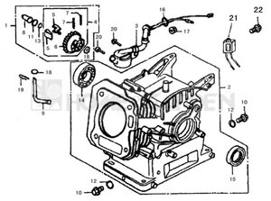 Регулятор оборотов haote 7.0 haote egh168b01 eg-h168-b01 поз1 для культиватора sungardent345 ohv 7.0 t360ohv7.0