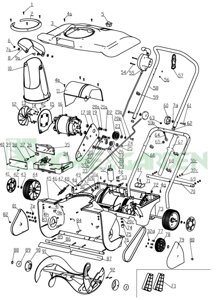 Снегоотбрасыватель снегоуборщика sungarden st60 поз10 sungarden sg11st60010 sg11-st60-010