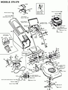Корпус газонокосилки mtd 53spt mtd 6820037638 682-0037638 дека газонокосилки mtd 53spt с разбора поз53