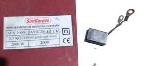 Щетки токосъемные пилы sungarden scs2200e набор 2 шт sungarden sg7scs2200e011 sg7-scs2200e-011
