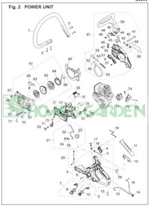 Демпфер для бензопилы zenoah komatsu g3800 п30 g561avs п109 g621avs п109 gz4000 п13 zenoah komatsu 261635141 2616-35141