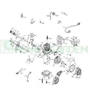 Вал коленчатый tecumseh 290614 коленвал tecumseh hsk840 hsk845 hsk850 th139sa th139sp
