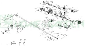 Трос газа для триммера sungarden gb25 09ad0001 600412320