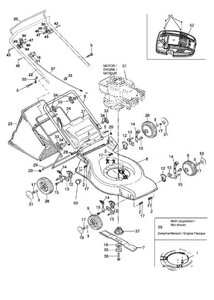 Рычаг тормоза газонокосилки mtd 40ph bolens bl4047sp bl5052sp bl4042p поз23 mega cp046073 италия