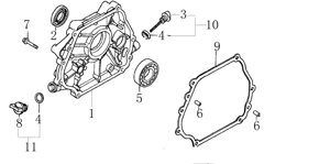 Втулка zongshen zs168fa e zs168fb Е 8х14 поз 6 zongshen 9152108001400000 91521-08001400000