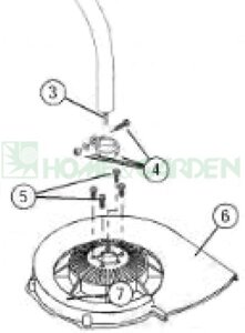 Винт mtd винт крепления кожуха mtd 791153318 791-153318