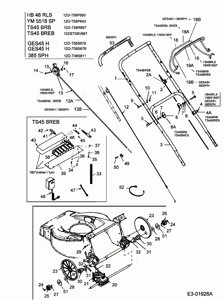 Зарядное устройство mtd 7251673 725-1673 925-1673 9251673 поз3 для газонокосилки mtd ges53e ts45breb sp53ghw sp46gxl