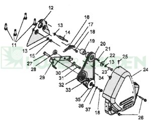 Шайба mtd 7360685 736-0685 поз 36 для газонокосилки минитрактора-райдера 400 серии вертикутеров снегоуборщиков mtd поз