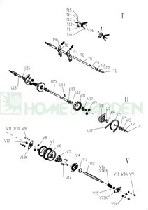 Тяга снегоуборщика tornado2460 sungarden stg6070e mega 6180 lb tb 6170 ls поз t10 sungarden sg8300010003 sg830-00100-03