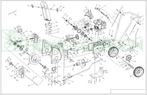 Крепление рукоятки снегоуборщика sungarden stg55s поз 24 sungarden stg55s0024 stg55s-0024