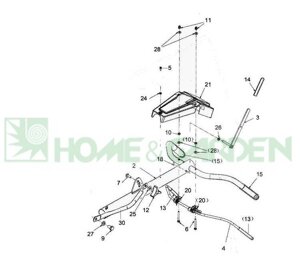 Накладка рычага для культиватора sungarden t390r 02ag0004 t390 02af0001 поз 13 sungarden sg7t390113 sg7-t390-1-13