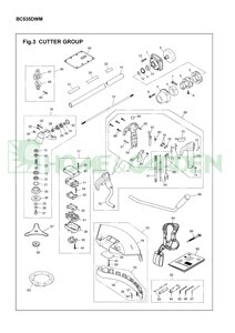 Трос газа триммера zenoah komatsu bc535 bc535dwm zenoah komatsu 5100000140 5100-000140