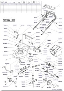 Гайка для газонокосилки megapro megaevolution lamborghini sungarden mega 290117201 италия 99290117201