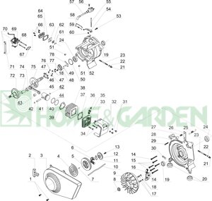 Цилиндр для генератора stolzer ht950b 20aa0001 поз38 haote ht1e45fb038 ht1e45fb-038