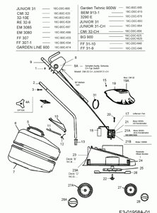 Травосборник газонокосилки mtd junior 32-10e mtd 3290e в сборе mtd 73104473 a 731-04473a 731-04474a 73104474a в сборе