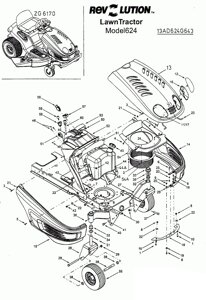 Капот трактора gutbrod slx107s yardman ag6145 zg6170 mtd 7311982a 731-1982a часть правая цвет желтый поз 15 с разбора