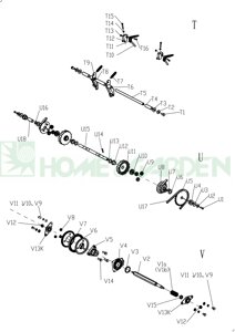 Ступица фрикциона снегоуборщика mega 6170ls 6180lb tb tornado 2460te lе ls ts 2465l le lr lt поз v4 sungarden