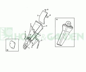 Желоб измельчителя mtd 315 24a-315c678 315a 247-315a678 315b 246-315b678 mtd 7311574 731-1574 поз1-9 загрузочный новый