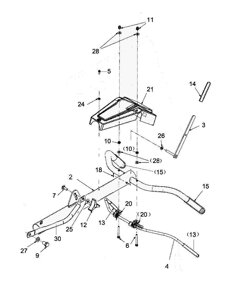 Панель руля культиватора mtd t380 поз 21 mtd 7312536a 731-2536a 9312536a 931-2536a bolens bl5081gt yardman ym5032th