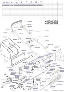 Деталировка 400s00xss without engine mega вертикутер бензиновый без двигателя s11660 италия