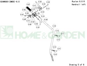 Втулка культиватора sungarden t250b5.0 02av0401 п 6.024 t250b6.5 02av0501 t250b6.0 02av0301 руслан sungarden