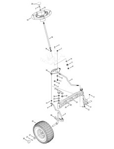 Шестерня mtd 7171554 717-1554 9171554 917-1554 toro 1120863 112-0863 шестерня рулевая трактора садового cubcadet bolens