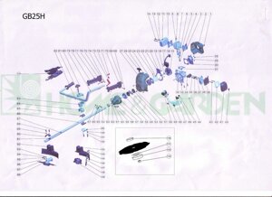 Sg8gb25h0056 корпус сцепления для триммера sungarden gb25h поз56 sg8-gb25h-0056