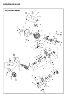 Корпус бензопилы zenoah komatsu g3300ez поз3 zenoah komatsu 848c302101 848c3-02101 в сборе