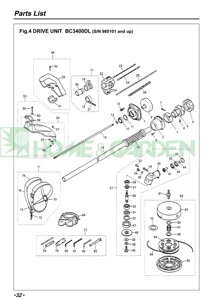 Переходник триммерной катушки zenoah komatsu bc3400dl bc4400dw 8 мм X 10 мм поз61 zenoah komatsu 604199220 6041-99220