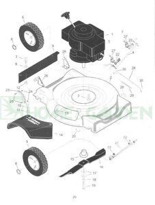 Sg2000090015 болт ножа sd504 sungarden болт крепления ножа для газонокосилки sungarden sd504 sg200-00900-15