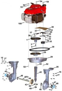 Пружина культиватора tornado t145 tornado t155 поз 37 растяжения sungarden sg4200013020 sg420-00130-20